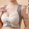 Women’s Plus Size Lace Adjustable Wire-Free Push-Up Bra - Anti-Sagging & Beautiful Back Design