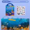 Cross-Border Activity Handbag: Jelly Stickers & Quiet Scene Puzzle Book for Kids