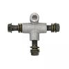 Metall T-Form Bremsleitung T-Stück Buchse Drei-Wege-Verbinder Auto Bremsrohr Fitting für ATV Go-Kart Hydrauliksystem