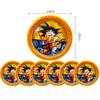 Dragonball Party Decoration Dragonball z Disposable Tableware Tablecloth Cups Birthday Banner Plates Baby Shower Supplies Toys
