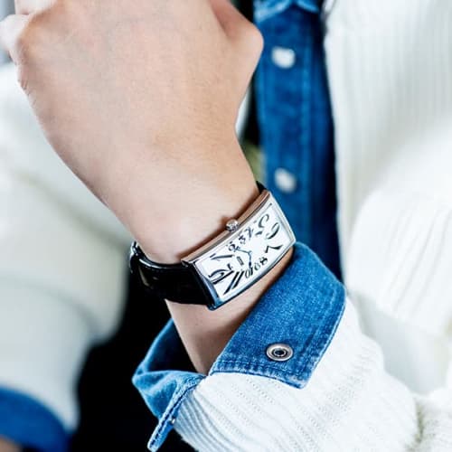 Tissot Heritage Banana Watch with Leather Strap, T1175091601200, White Dial