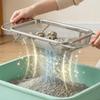 Cat-Litter Filtering Sieve Easy to Clean Mesh Sifter with Wire Legs Reusable
