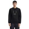 Fred Perry Mens Embroidered Logo Sweatshirt