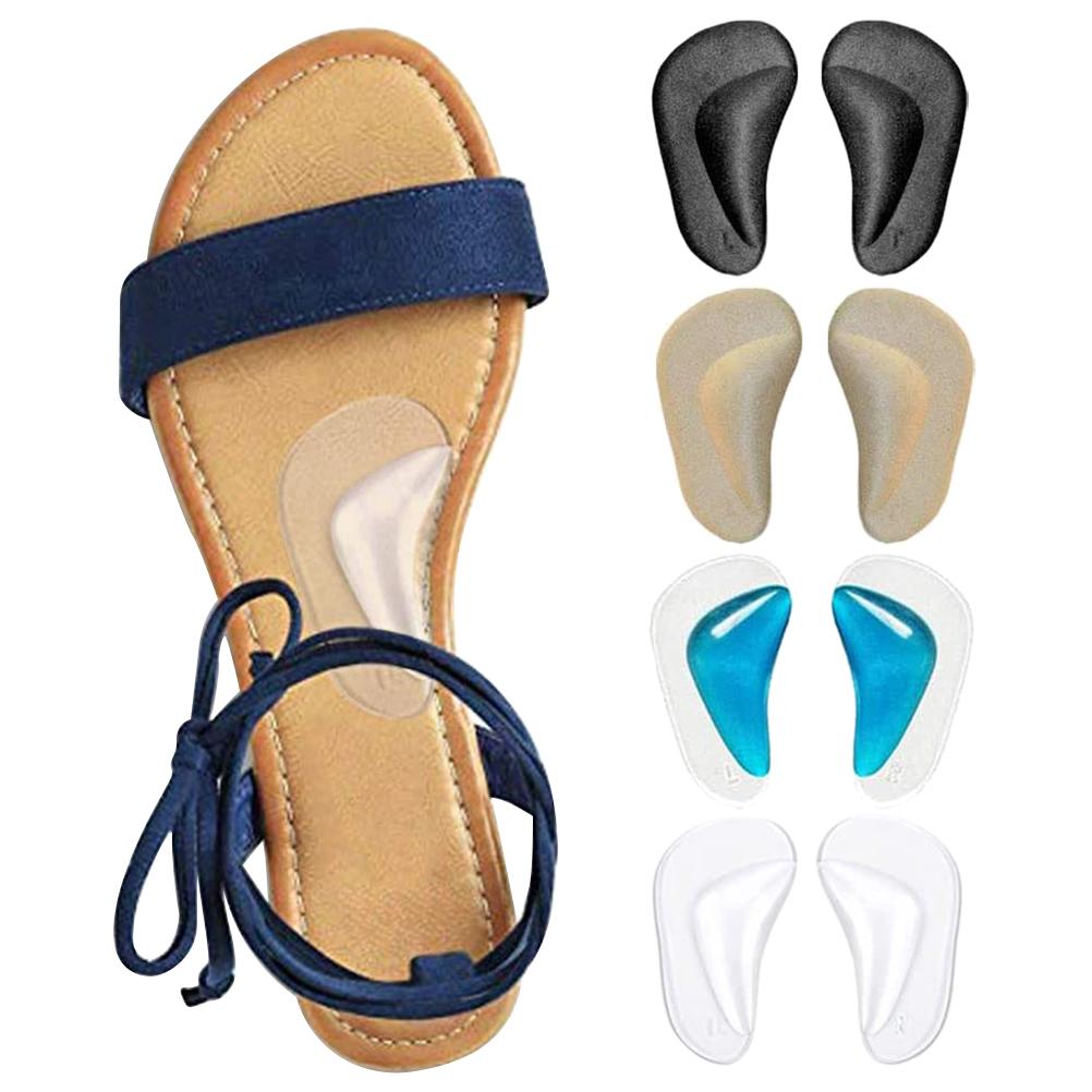 Unisex Gel Arch Support Cushions Adhesive Shoe Insoles Pad Relieve Pressure