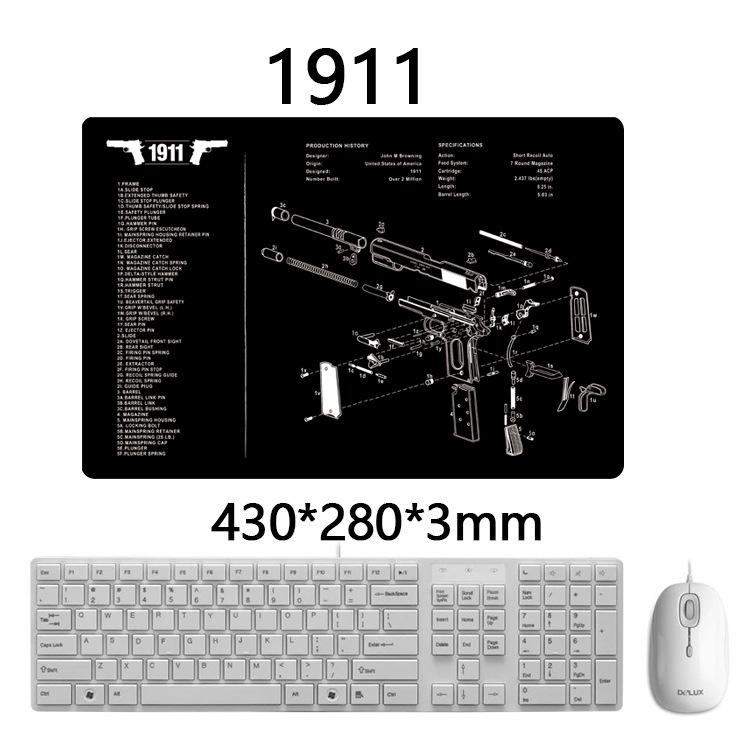 Ergonomic Mouse and Desk Pad for Office Use