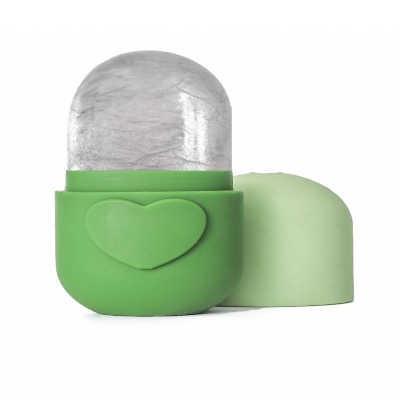 Ice Roller For Face And Eyes Beauty Massage Silicone Ice Mold Cooling And Firming Facial Skin Ice Roller Leak-proof Reusable