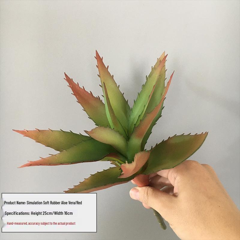 Huashe Red Air Succulent: Creative Faux Green Plant for Home Décor