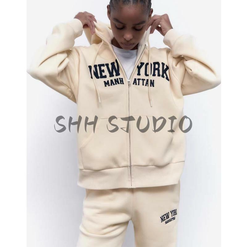 Fall and Winter New Character Embroidery Decoration Jogger Pants 1131894 Character Embroidery Embroidered Hoodie 1131893