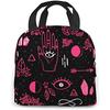 Eyes Insulated Lunch Bag Reusable Lunch Box Cooler Adults Tote Bag for Boys Girls Men Women School Work Office Organizer