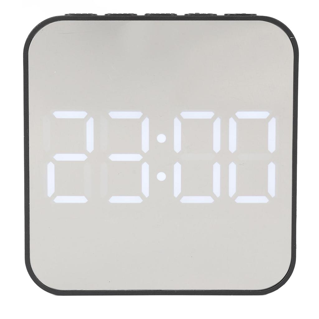 LED Digital Clock 2 Alarm Settings Multifunctional Small Electronic Alarm Clock with Temp Date Display for Bedroom