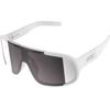 POC Aspire White Cycling Glasses with Silver Sun Lenses