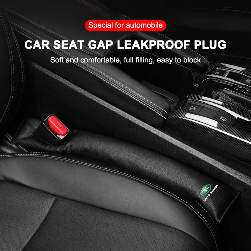 2PCS Car Seat Gap Filler Side Seam Plug Strip Leak-proof Filling Strip for Land Rover Discovery Range Rover Evpque Defender Car Eyeglass Rover L405