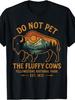 UnisexS And WomenS Yellowstone National Park Bison  Fluffy Graphic Tee  Humorous Western Yellowstone TV Show Design Casua