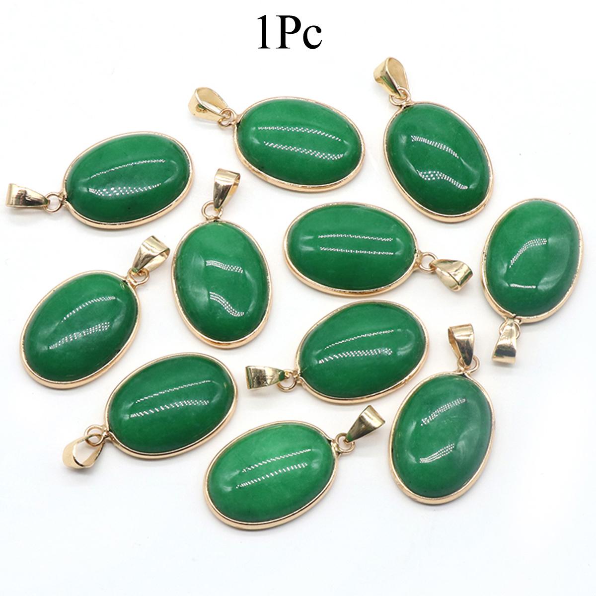 

1 шт., хрустальный кулон с целительным эффектом Рейки, энергетический натуральный камень опал бирюзовый агат овальные подвески для изготовления ювелирных изделий своими руками ожерелье креативные подвесные аксессуары 1Pc/25×19mm