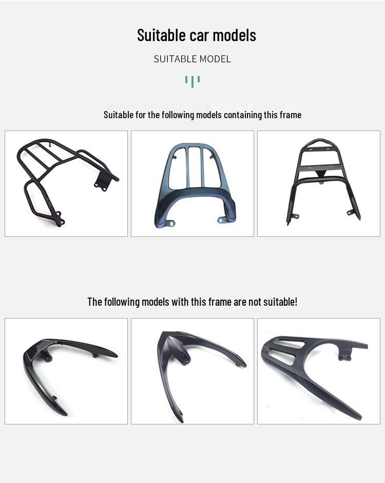 Electric Vehicle Trunk Storage Box for Motorcycles, Scooters, and Bicycles