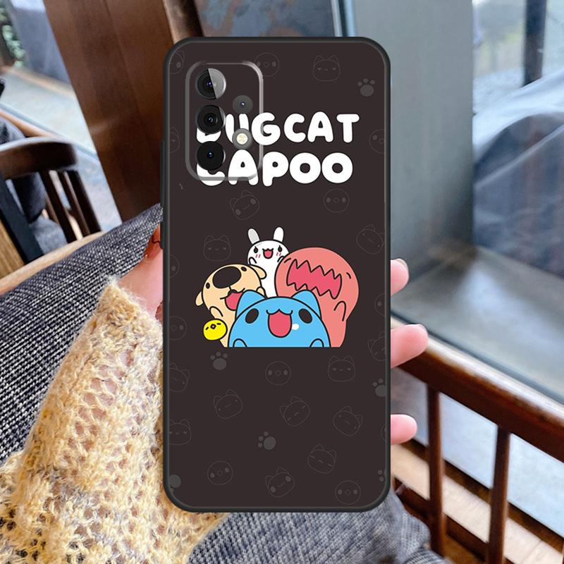 Love Comic Cat Bugcat Capoo Phone Case For Samsung Galaxy A54 A34 A24 A14 A52 A32 A12 A53 A33 A13 A51 A71 A50 A70 A52S