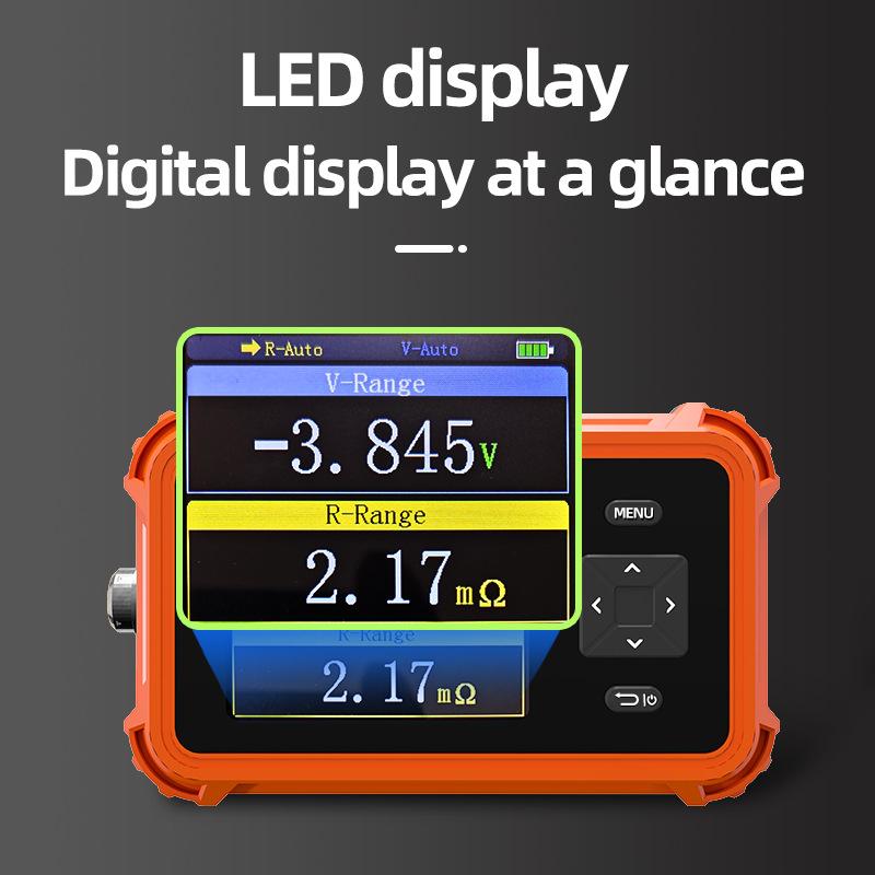 18650 Battery Tester PBRM-1 High Precision Voltage & Internal Resistance Meter with 2.8" TFT Screen for Li-ion & LiFePO4
