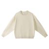 Men's And Women's Casual Solid-color High-weight Off-the-shoulder Pullover, Men's Loose Round-neck Long-sleeved Sweatshirt