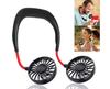 Personal Fan - AUCUNEARY - Mini Fan - USB Rechargeable - Headphone Design - Black
