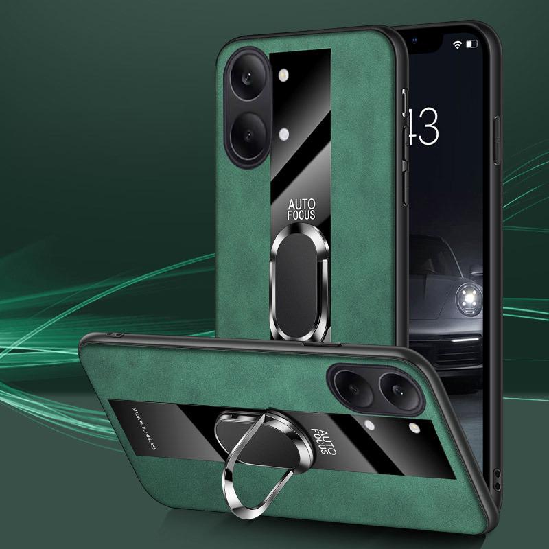 For Xiaomi Poco X8 Pro Max Case Business Magnetic Ring Holder Shockproof sheepskin Leather Soft Silicone Fashion for Xiaomi Poco X8 Back Cover
