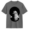 MMichael JJackson Fan Art TShirt Summer Streetwear TShirts Cotton Novelty Tee Shirt For Unisex Custom Logo Top Tees