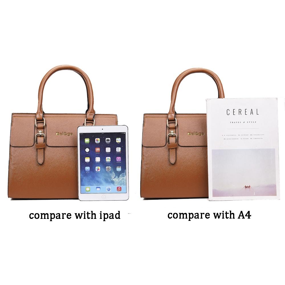 Damenmode 5-teiliges Handtaschen-Set aus PU-Leder, Umhängetasche, Umhängetasche, Geldbörsen-Set