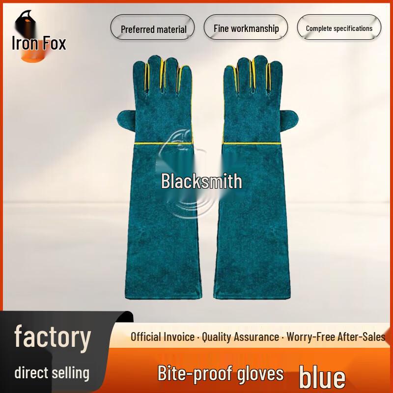 Iron Fox 60cm Dog Training Anti-Bite Protective Gloves