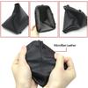 Black Automatic Gear Shifter Boot Leather Dust Cover Frame For BMW 3 Series E90 E91 E92 E93 2005-2011 25167592028 25167592029