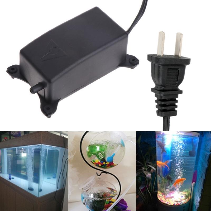 Akvarijní kyslíkové vzduchové čerpadlo Zvyšující okysličovač pro akvárium Ultra tichý vzduchový kompresor Aerátor Přenosné příslušenství pro akvárium