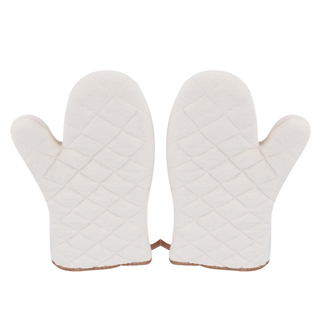1Pair Heat Resistant Gloves Microwave Oven Mitts Cooking Tools for Home Restaurant