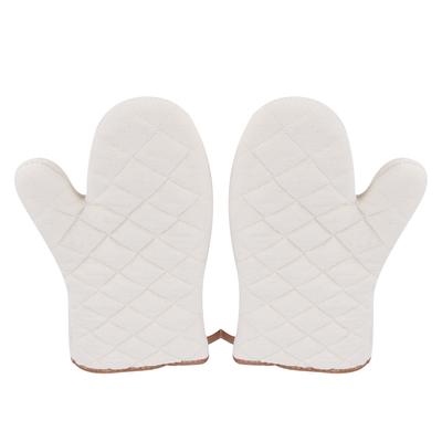 1Pair Heat Resistant Gloves Microwave Oven Mitts Cooking Tools for Home Restaurant
