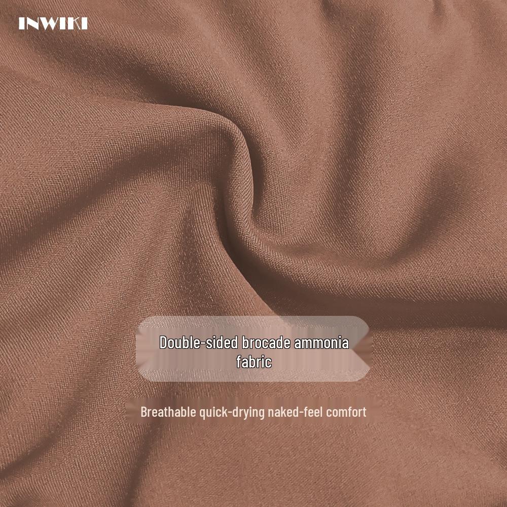 Sleek Yoga Set: Moisture-Wicking, Quick-Dry, Beautiful Back, Nude Feel, Two-Piece for Training & Running