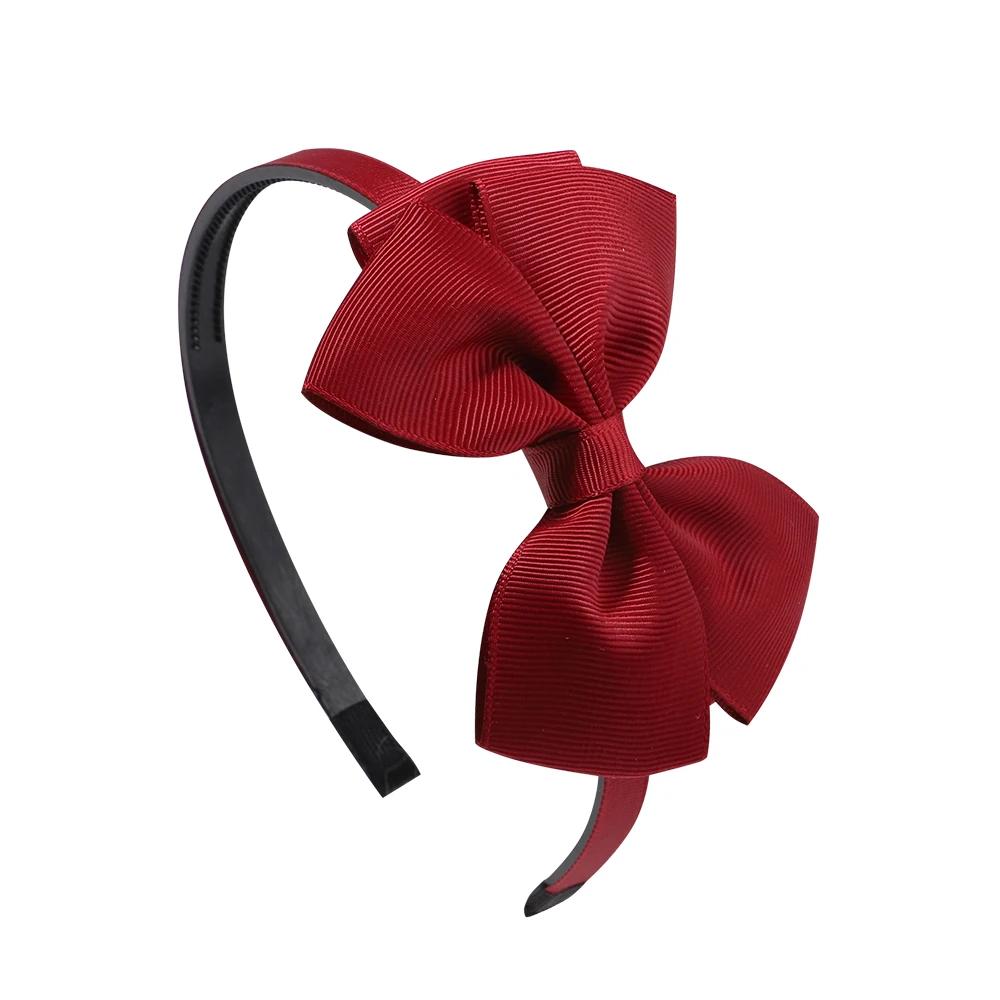20 Colors Cute Bowknot Baby Girl Hair Band Ribbon Handmade Hair Bows Tiaras Hairbands Headbands Headwear Hair Accessories