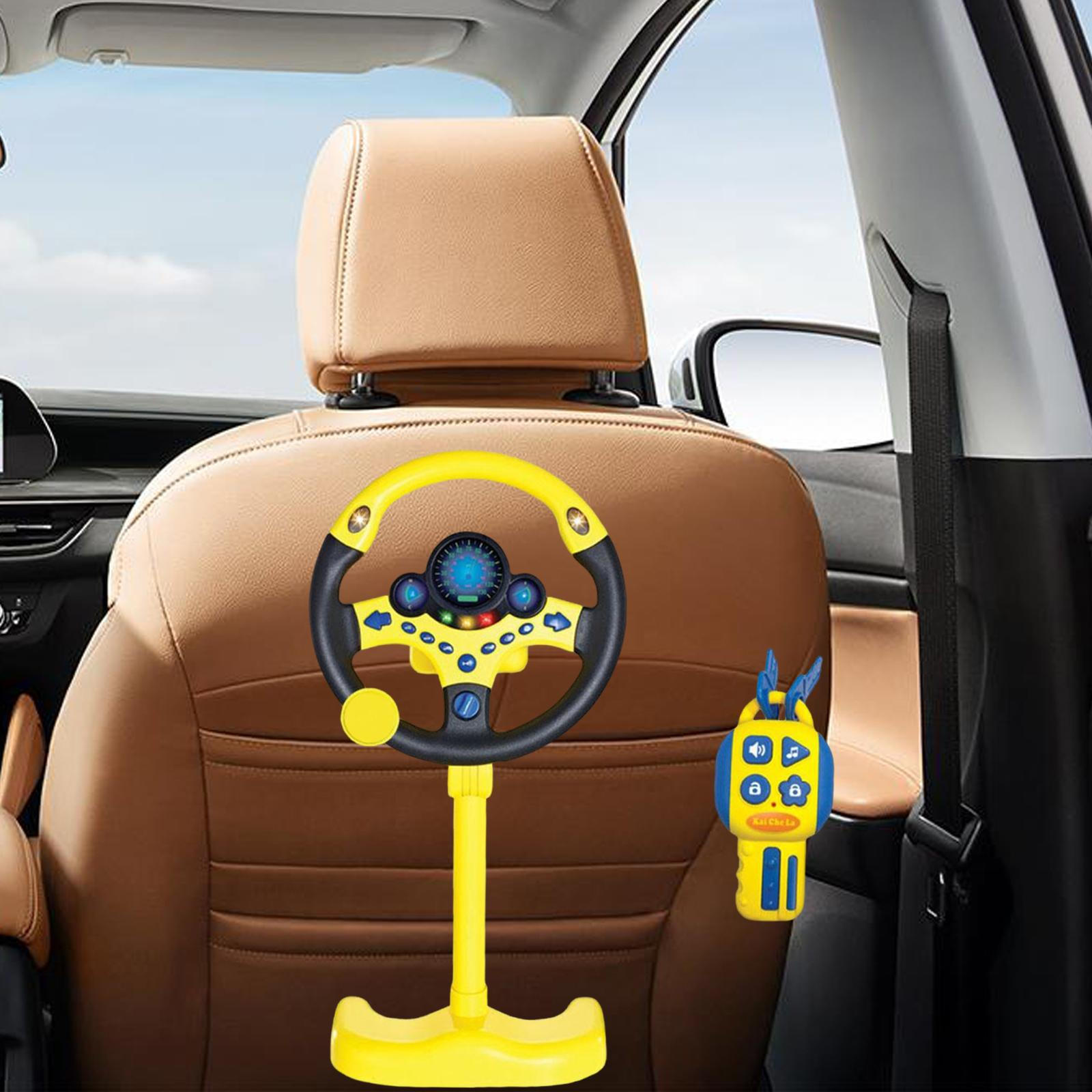 

Интерактивная игрушка-руль для детей с функциями клавиш и звука жёлтый