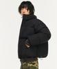 Signature Two-Way Crop Padded Jacket [Black]