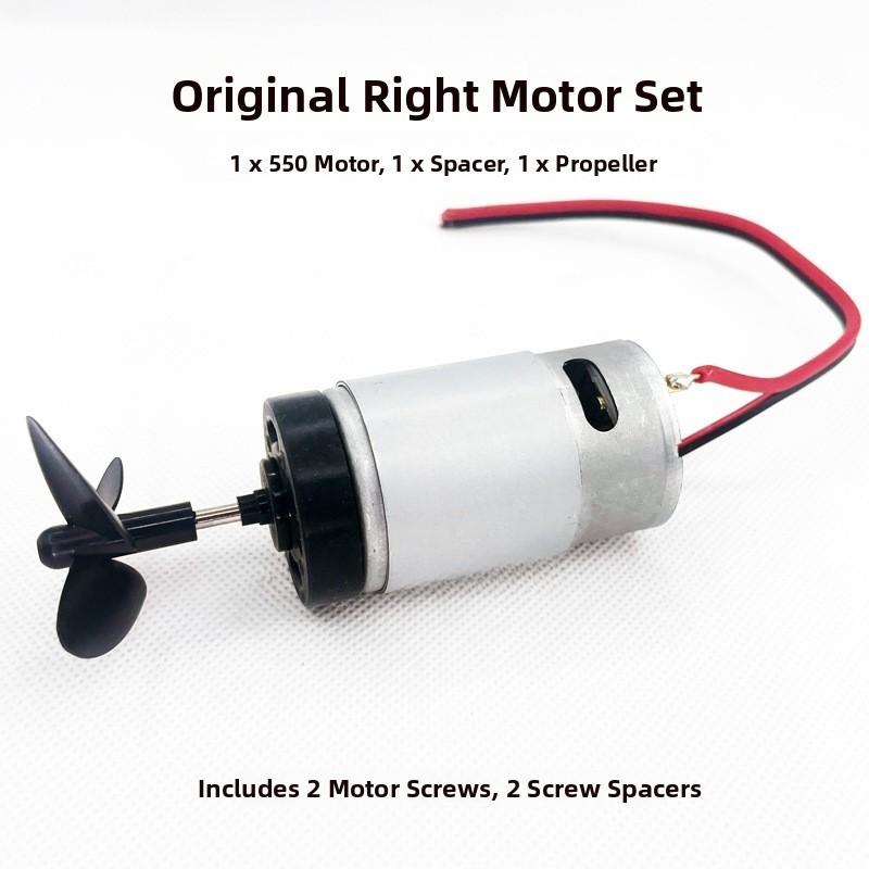 12V 550 RC Bait Boat Motor with Waterproof Seal for Fishing Thruster Applications Compatible with 38mm Propeller Options