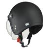 LEAD Motorcycle Jet Helmet MOUSSE Matte Half Black Free (Less Than 57-60cm) -