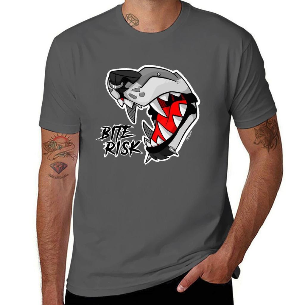 Bite Risk Tshirt Classic Basic Casual Tshirt