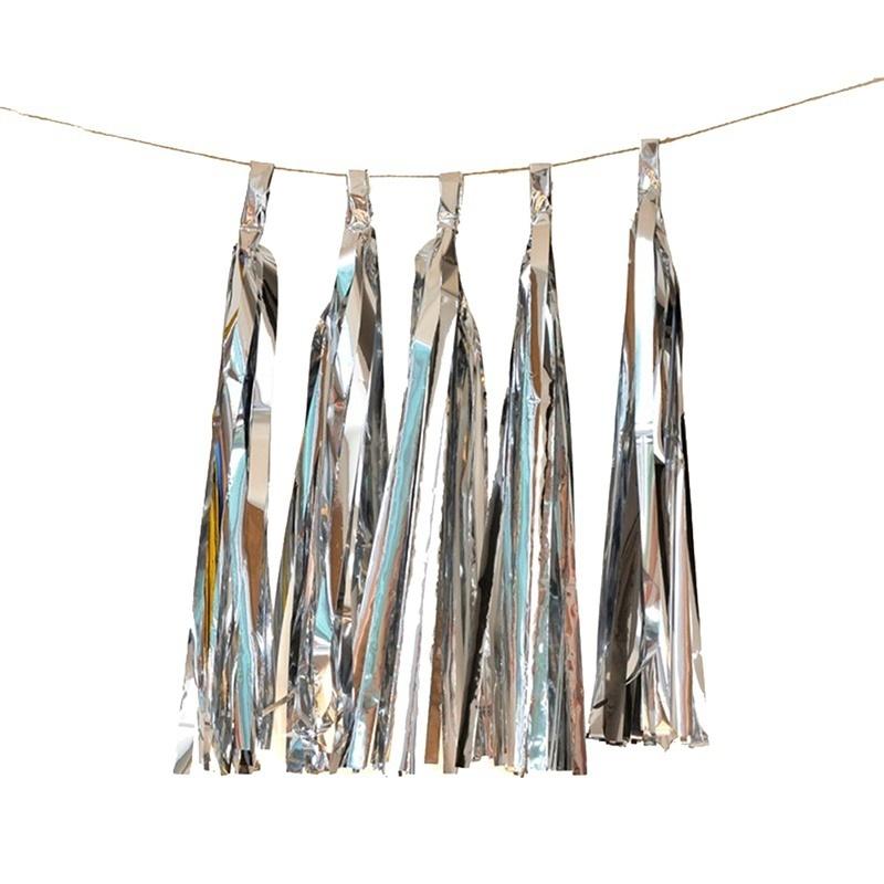 5Pcs Tissue Paper Tassel Garland Bunting Party Wedding Birthday DIY Pom Poms Decor