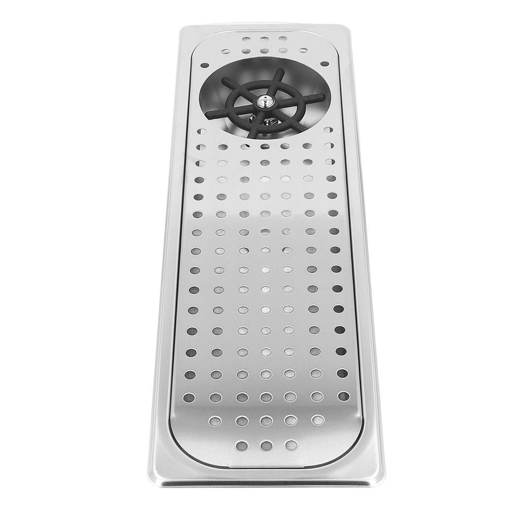 Płukacz do kubków dzbanek G1/2 Port przyłączeniowy wody Wbudowany srebrny stal nierdzewna Automatyczny płukacz do kubków