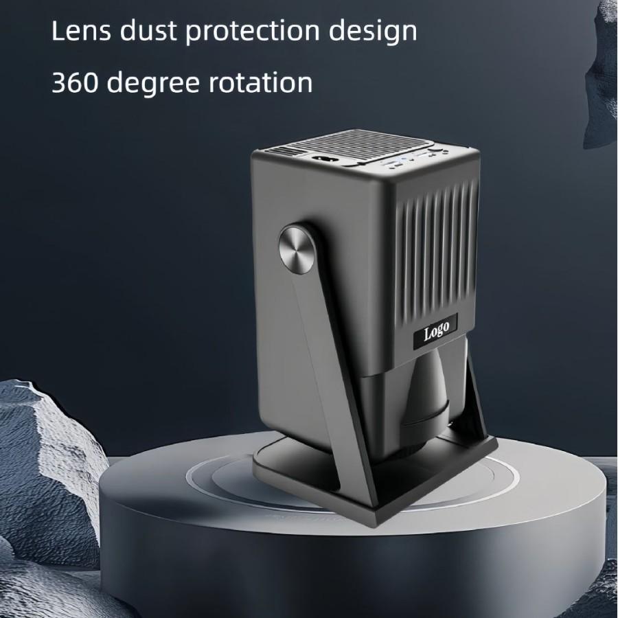 4K Projector, K300 Cannon Projector, WIFI 6+BT 5.0, Supports HDMI HD, Supports 4K Video Decoding