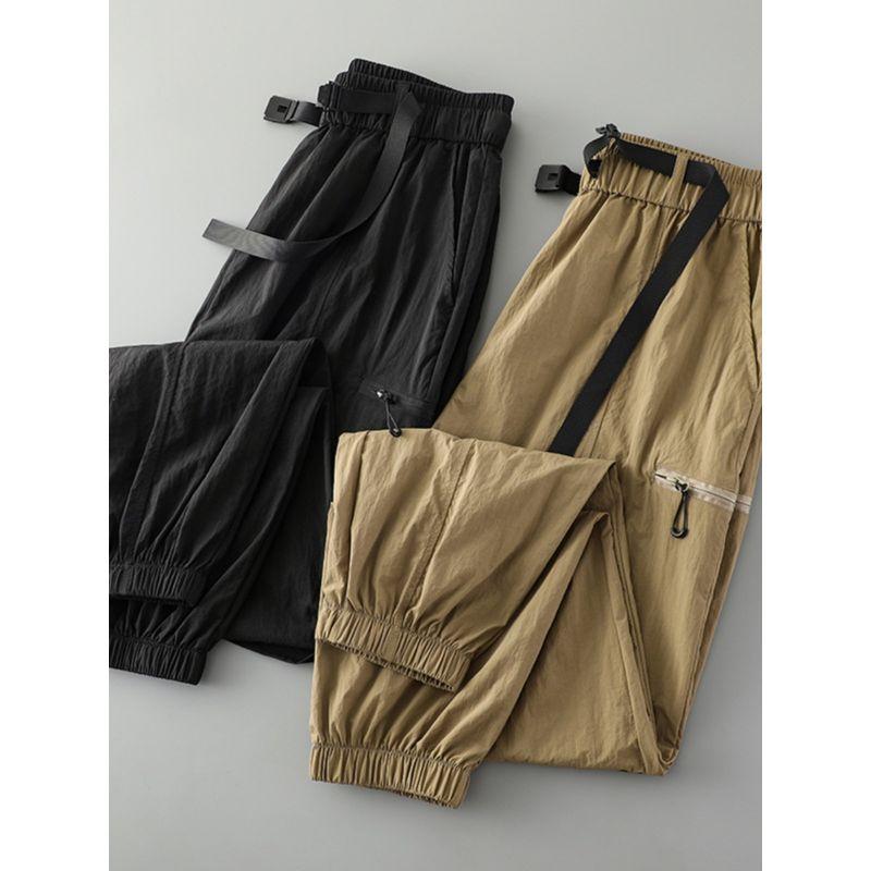 Trendy Quick-Drying Retro Functional Thin Section Export Cargo Pants