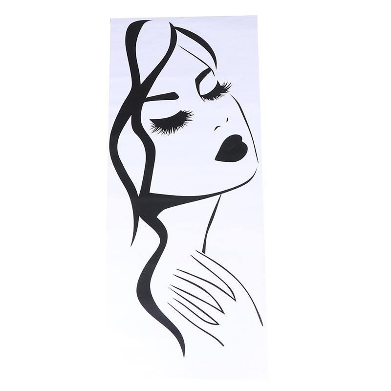 Wall Decal Beauty Salon Manicure Nail Salon Hand Girl Face Vinyl Sticker