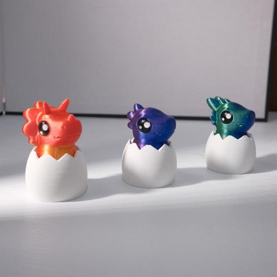 Dinosaur Egg Fidget Clicker, 3D Printed Cute Dinosaur Clicker, Keyboard Fidget Toy, Stress Relief Toy for Office Desk Students
