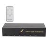 KVM Switch VGA 1920 X 1440 Resolution 2 Switching Modes 4 USB Connector VGA Switch 100‑240VUS Plug