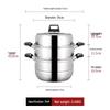 Lilang Stainless Steel Steamer Pot