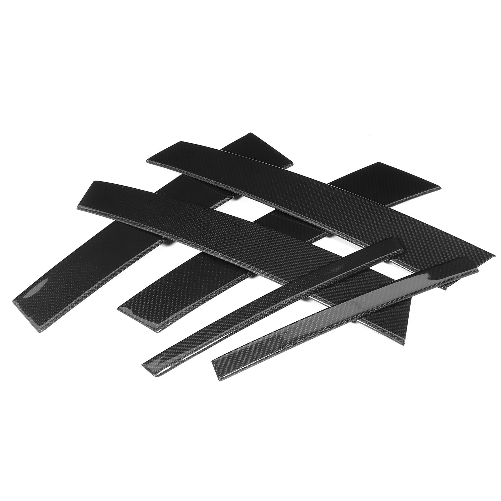

6Pcs Door B Pillar Panel Decal Trim Covers Dry Carbon Fiber for 3 Series F30 2012 2018