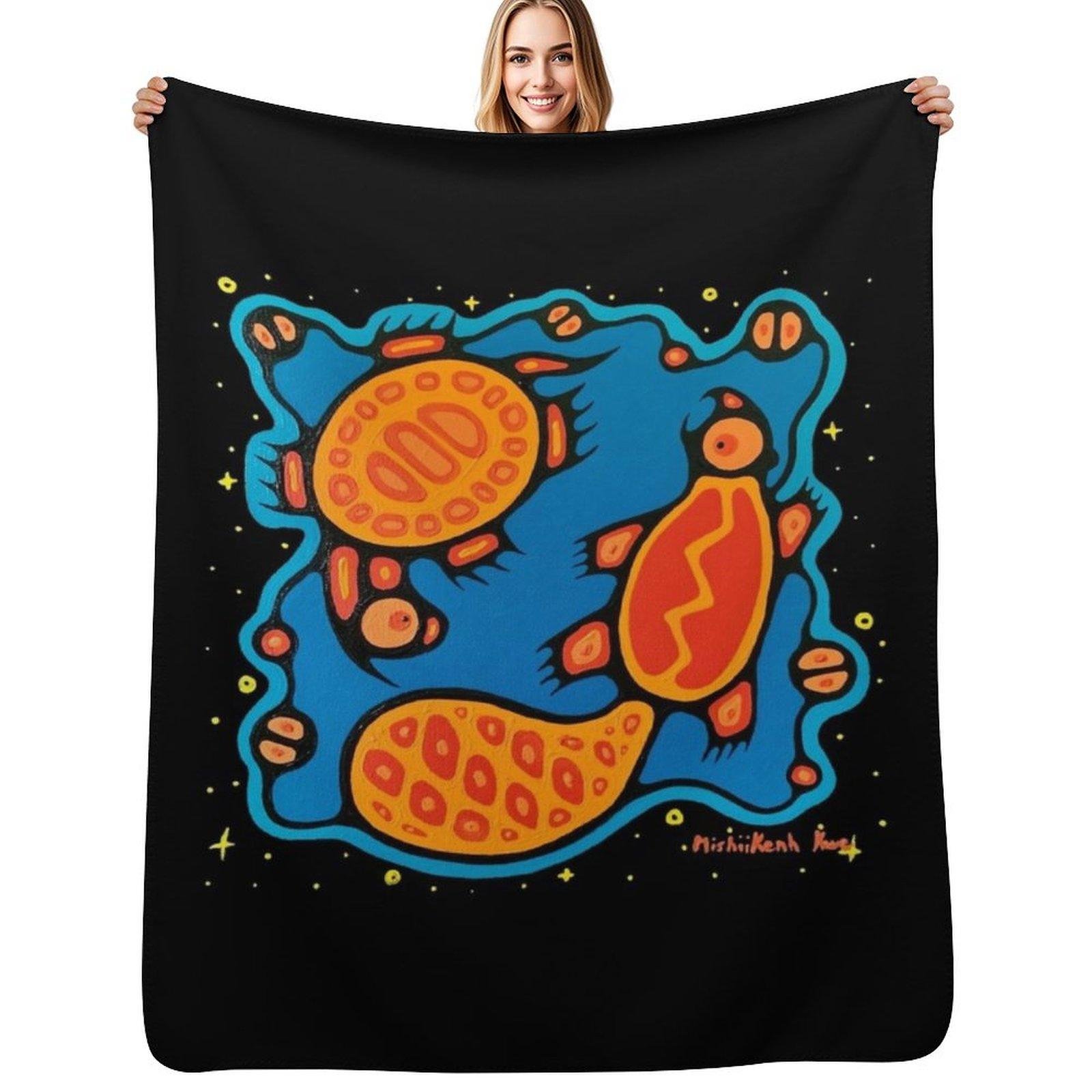 Travellers Throw Blanket Color Fast Cozy Throw Blanket Size: 75*100cm, Weight: 230 GSM