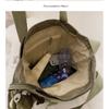 Spring New Ladies Shopping Bag Simple Fashion Handbag 2026 Nylon Waterproof Solid Color Messenger Large Capacity Shoulder Bag