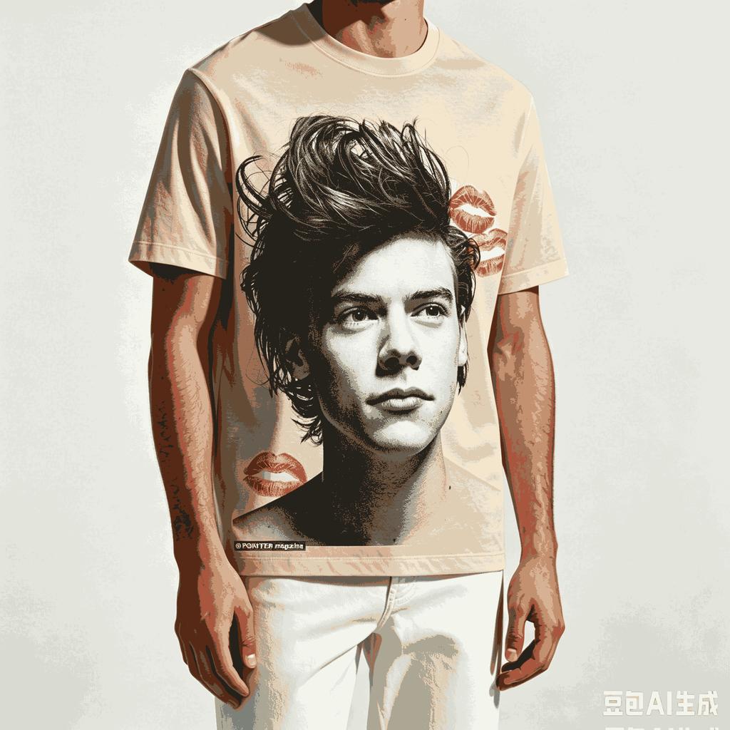 Harry Styles Für Fan Geschenk T-Shirt Unisex Unisex Harajuku Oversized Unisex Kurzarm Streetwear Hohe Qualität Paare Klassisch Weich